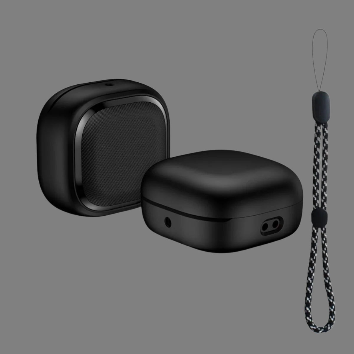 Carbon Fibre Protective Case Black - Samsung Galaxy Buds Case