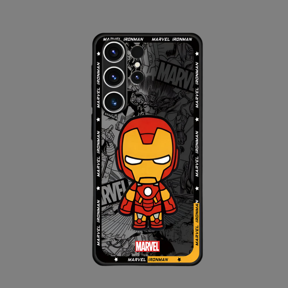 Cartoon Marvel Protective Case - Iron Man - Samsung Galaxy Cover