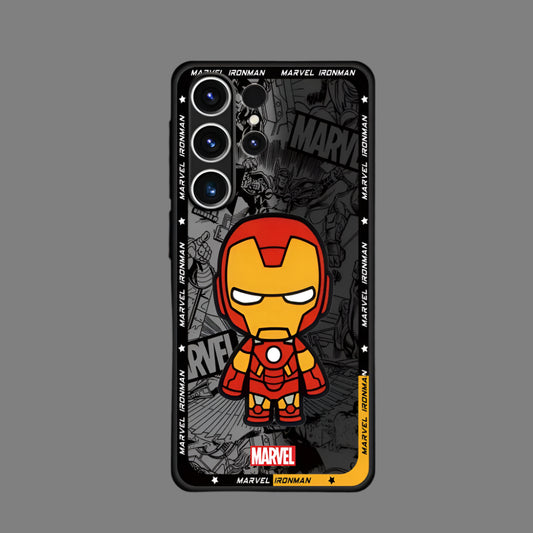 Cartoon Marvel Protective Case - Iron Man - Samsung Galaxy Cover