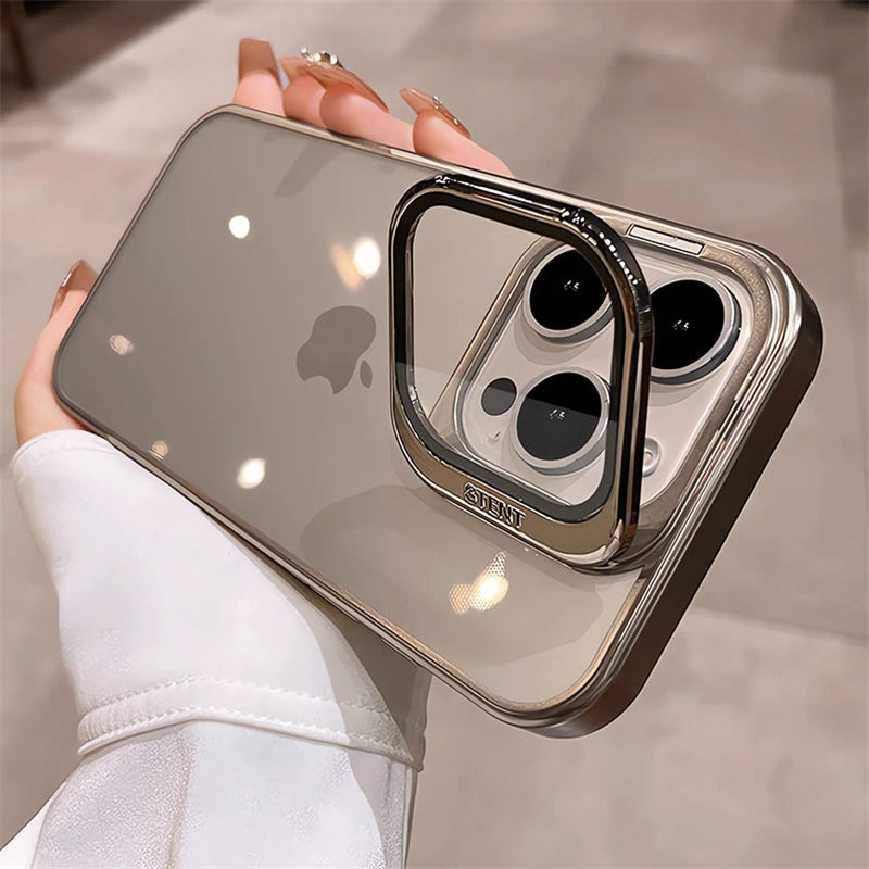 Transparent Fold Glass Lens - Iphone