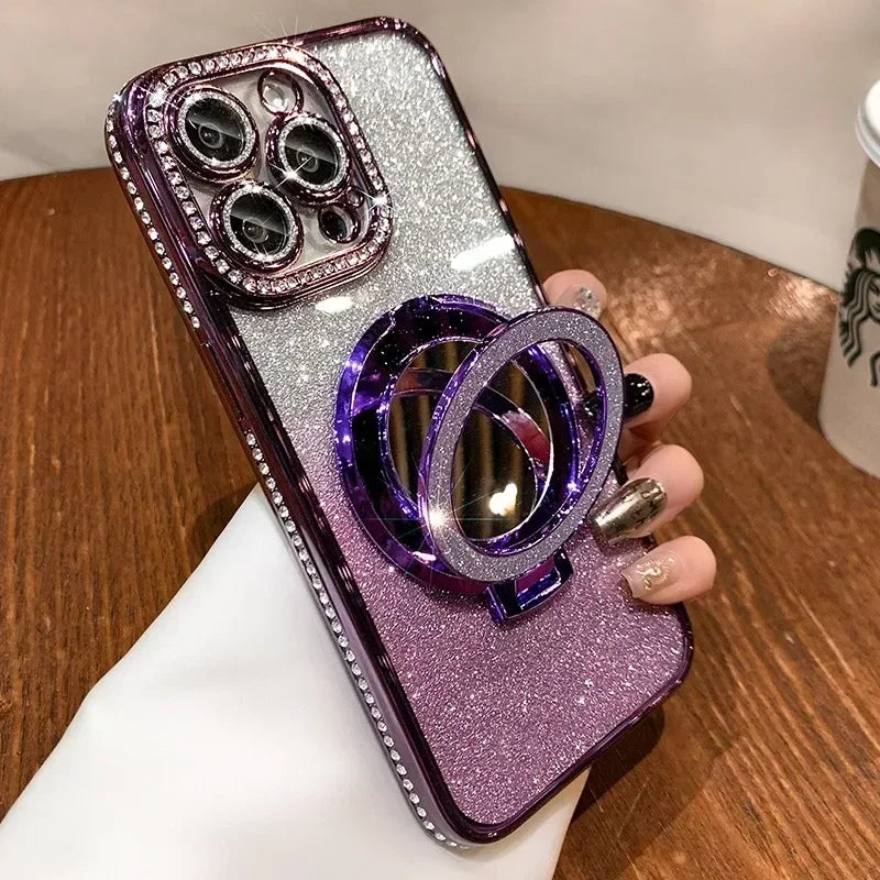 Luxury Diamond Clear Glitter - iPhone